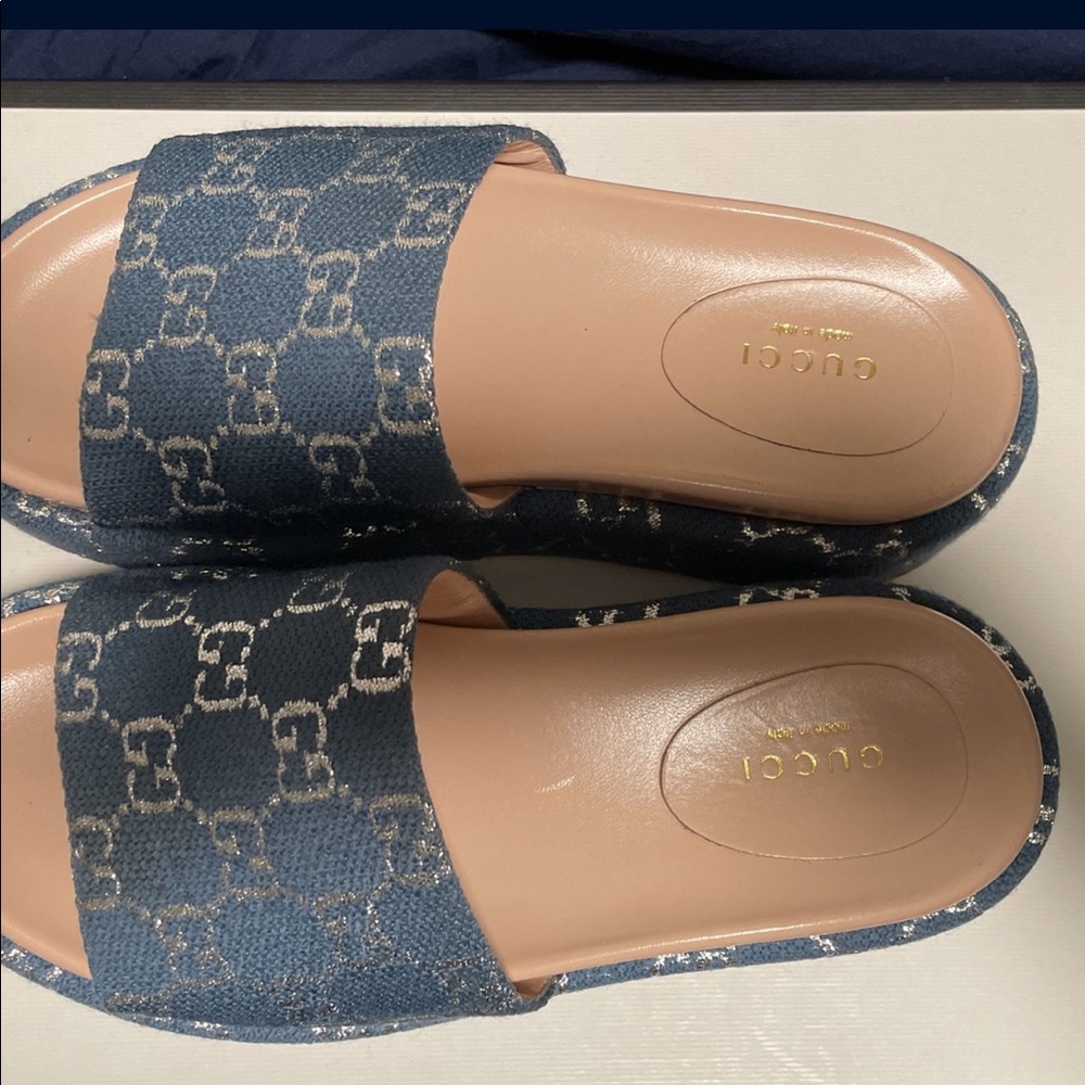 Blue Gucci platforms - Picture 2 of 5